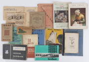 GUIDES, HANDBOOKS & EPHEMERA: vintage group with 1960s car handbooks for 'MGB Tourer and GT', 'Triumph Herald 13/60' & 'Triumph Vitesse 6'; several issues "The Prize'" journal for 1897, "Contraceptives" proof copy of a Canberra Consumer special report (19