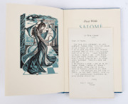 OSCAR WILDE: "The Ballad of Reading Gaol" with Wood-engravings by Hans Alexander Mueller [1940]; in original slipcase; and "Salome" with engravings by Frank Martin [1957]. (2). - 2