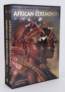 BECKWITH, Carol & FISHER, Angela, African Ceremonies, two volumes, boxed hardcover,