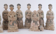 A set of 12 antique Chinese zodiac figures, Ming Dynasty, 16th/17th century, 24cm high - 3