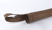 A woven cane salt carrier, Papua New Guinea, early 20th century, ​165cm high - 2