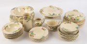 ROYAL DOULTON English porcelain dinner ware and table ware, circa 1930s. Complete dinner set for 8 people, plus 6 teacups and 4 coffee cups, (86 pieces). - 2