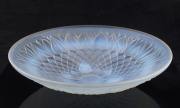 A French Art Deco opalescent floral glass bowl, circa 1930, ​30cm diameter - 2