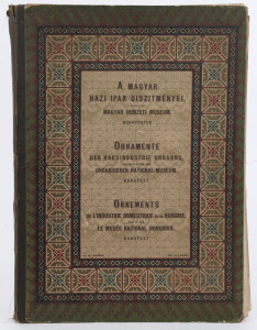 PULSZKY, Dr. Carl von, "Ornamente de Hausindustrie Ungarn's" [Budapest : Universitats-Buchdruckerei, 1878] with 40 full colour pages and descriptive text, pages in Hungarian, German and French, all loosely bound in a hardcover folder.
