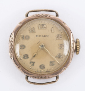 ROLEX 9ct gold cased lady's watch, ​2.5cm wide