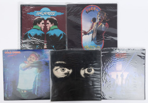 THE ANGELS: first four vinyl albums comprising "The Angels", "Face to Face", "No Exit" & "Dark Room"; also Cold Chisel live double-album "Swingshift". (5)
