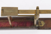 SALTER No.II Letter Balance scales, cast iron with enamel dial and brass top, 19th century, ​17.5cm high - 2