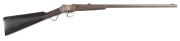 ENGLISH MARTINI ACTION ROOK RIFLE: 450 No.1 Rook; 24.5" round barrel; p. bore; standard sights; dark brown patina to barrel, t/guard & lever; patchy brown & grey to action; fair straight stock with chequered wrist & forend with even wear; gwo & f. cond.