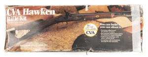 CONNECTICUT VALLEY ARMS PERCUSSION HAWKEN 50 CAL SINGLE SHOT KIT GUN: new in its box & never put together. #84048656 L/R