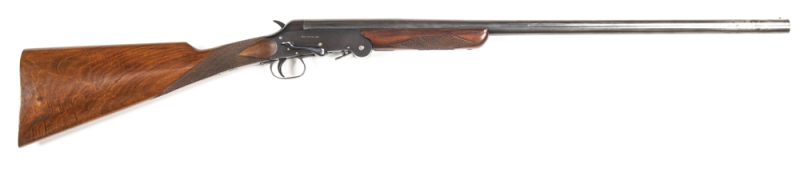 ENGLISH COGSWELL & HARRISON S/B FOLDING SHOT GUN: 12G; 26.75" barrel; 2¾" chamber choked CYL; vg bore; tight on the face; retaining 95% blue finish to action, thin blue to barrel; vg straight chequered stock & forend; gwo & vg cond. #64251