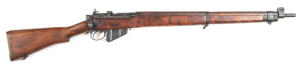 SAVAGE NO.4 MKI* B/A SERVICE RIFLE: 303 Cal; 10 shot mag; 25.2" barrel; exc bore; standard sight & fitting; side rail marked U.S. PROPERTY S NO.4 MKI* 54C0114 & N.Z to lhs receiver ting; sharp profiles & clear markings; retaining all orig military grey fi