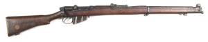 BRITISH SMALL ARMS SHT LE MKIII B/A SERVICE RIFLE: 303 Cal; 10 shot mag; 25.2" barrel; f to g bore; standard sights & fittings including mag cut off, front & rear dial & lobbing sights; receiver ring marked GR & ROYAL CYPHER B.S.A. & CO 1911 SHT LE III: g