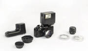 ASAHI KOGAKU (Japan): Pentax Auto 110, c1979-83 [#1366228], complete outfit in original aluminium fitted carry case. 