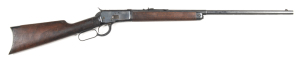 WINCHESTER MOD.1892 HALF MAG L/A SPORTING RIFLE: 44WCF; 5 shot mag; 24" octagonal to round half mag barrel; fair bore; standard sights, Winchester address & markings; retaining full period reblue finish; f to g stock with moderate bruising; gwo & cond. #