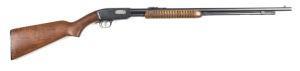 WINCHESTER MOD 61 P/A SPORTING RIFLE: 22 R/F Magnum; 14 shot; 24" barrel; g. bore; standard sights, Winchester address & markings rifle retains 90% original blue finish; vg stock & forend; gwo & vg cond. #306424 L/R