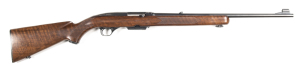 WINCHESTER MODEL 100 S/A C/F RIFLE: 308 Win; 4 shot mag; 22" barrel; g. bore; standard sights, Winchester address to barrel & Cal markings; g. profiles & clear markings; 97% original blue finish; vg chequered stock & forend; gwo & vg cond. #34850 Cat 