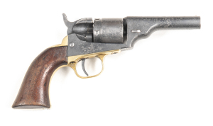 COLT MODEL 1862 CARTRIDGE CONVERSION REVOLVER: 38 C/F; 5 shot cylinder with 70% scene; 89mm (3½") round barrel; standard sights, 2 line HARTFORD address & COLTS PATENT to lhs of frame; g. profiles, clear address & patent dates; blue/grey finish to all met