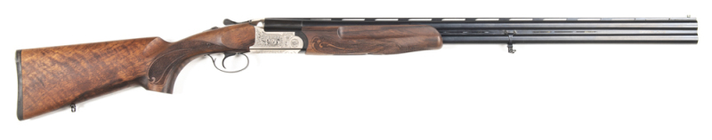 TURKISH SARSILMAZ MODEL SP-WS512 U/O FIELD SHOTGUN: 12G; single trigger; 3" chambers; 30" barrels; narrow machine cut ventilated rib; fine bores; blacked finish to barrels; stainless steel action with laser cut foliate engraving; Turkish walnut chequered