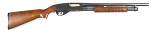 SMITH & WESSON MODEL 916A P/A SHOTGUN: solid frame 12G; 5 shot; 18" barrel; g. bore; choked cylinder; SMITH & WESSON & MODEL 916a & address to lhs of barrel; SMITH & WESSON Trademark to lhs of action; vg profiles & clear markings; shotgun retains 95% orig