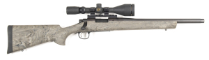 REMINGTON MODEL 700 AAC B/A RIFLE: 300 Blackout; 4 shot mag; 16½" barrel; fine bore; threaded muzzle; Remington address to barrel & Model markings to receiver; no standard sight but fitted with a white-tail Classic 3.5-10 x 50 scope; sharp profiles & mark