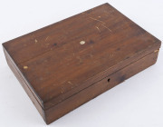 MINERAL SPECIMENS housed in a timber display box, ​the box 39cm wide - 3