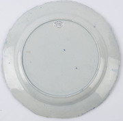 LIVERPOOL "Long Eliza" antique English creamware plates, circa 1780, (2 items), ​24.5cm diameter - 5