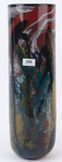 ALFREDO BARBINI stunning Murano glass cylindrical vase with coloured inclusions, engraved "Barbini", an impressive ​50.5cm high - 3