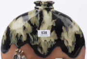 SUMIDA GAWA Japanese pottery vase, 38cm high - 2