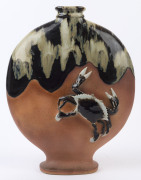 SUMIDA GAWA Japanese pottery vase, 38cm high - 7