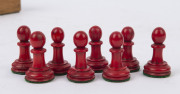 STAUNTON antique ivory chess set, 3 inch pattern, 19th century, ​the kings 8cm high - 6