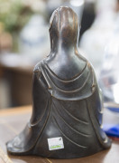 A Chinese bronze Guanying and child Buddhist statue, 19th/20th century, ​21cm high - 12