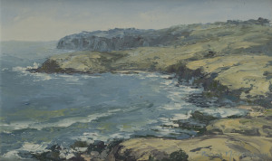 PETER MATTHEWS King's Beach, S.A., oil on board, signed and dated '71 lower right,