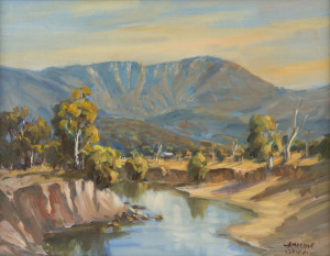 AMBROSE GRIFFIN (1912-80), View at Mount Buffalo, oil on board, signed lower right, 36.5 x 47cm.