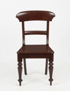 An antique Australian cedar hall chair with spade back, circa 1865, 88cm high