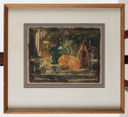 OJARS ALEKSANDERS BISENIEKS (Latvia, Australia, b.1924), "Klusa Daba" (Still Life), lithograph in colours, signed, dated "54" and titled in the lower margin, 26 x 33cm. A student of George Bell. Between 1955 and 1977 Bisenieks held 19 one-man exhibitions - 2