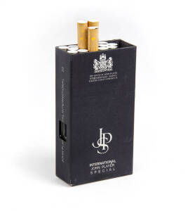 KIEV ARSENAL (Ukraine): c1970 John Player Special spy camera disguised as a package of cigarettes. The "cigarettes" protruding from the top of the all metal pack are actually the controls to operate the camera, a Kiev-Vega.