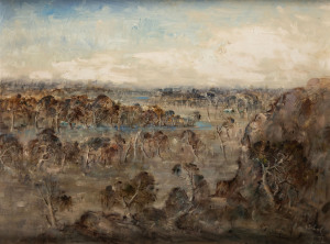KEITH JAMES CRAIG NICHOL (1921-1979), Murray Valley South Australia, oil on board, signed lower right "Nichol, '72", titled verso, ​60 x 80cm