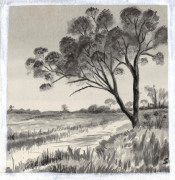 THE WORK OF EDWIN W. SLATER (England, Australia, b.1875) A folio of Slater's original pencil, pen and ink and watercolour artworks on paper, mostly dated 1899-1907 before he emigrated to Australia. The subjects are predominantly English villages, landscap - 2