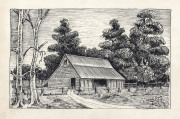 THE WORK OF EDWIN W. SLATER (England, Australia, b.1875) A folio of Slater's original pencil, pen and ink and watercolour artworks on paper, some dated 1920s - 1940s after he emigrated to Australia. The majority of these works depict buildings and scenes - 2