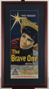 AUSTRALIAN RELEASE MOVIE POSTER: The Brave One, lithographic day-bill, circa 1960, framed & glazed 94 x 51cm overall - 2