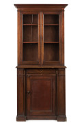 An early Colonial bookcase, Australian cedar, Tasmanian origin, circa 1840, ​203cm high, 88cm wide, 48cm deep