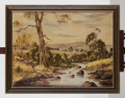KEVIN R. BOUCHER, (Australian landscape), oil on board, signed & dated 1978 at base, - 2