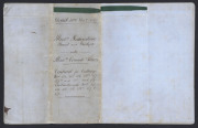 THE MELBOURNE & RIVER MURRAY RAILWAY: The 30th Dec.1858 contract between Cornish & Bruce, the railway construction company, and Benjamin Richardson, Thomas Stroud and Joseph Goodyer of Ravenswood, for the construction of "the portion of a main line of Rai - 2