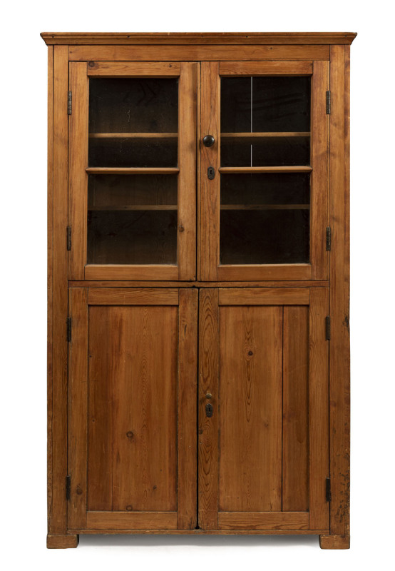 An antique kitchen dresser, Baltic and kauri pine, Barossa Valley, South Australian origin, 19th century, ​174cm high, 107cm wide, 47cm deep