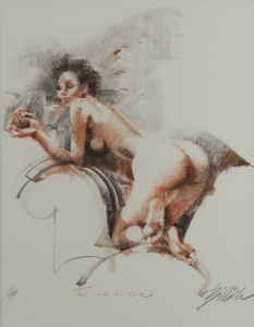 CHARLES BILLICH (b.1934), The Choice is Mine, lithograph from an edition of 49, signed lower right,