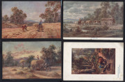 THE ART OF J.A. TURNER: A collection of all 46 known images; various publishers and formats, arranged alphabetically (by title) in an album. Accompanied by the envelope for "Turner Series No.1 Set of Six Cards". (46 cards, of which 29 are used and 17 are - 2