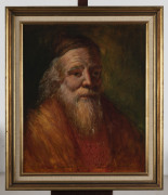 WESLEY PENBERTHY (1920 - 2017), Portrait of an old man, oil & tempera on board, signed lower right, - 2