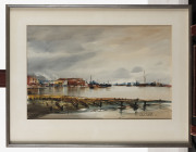 ROBERT THOMAS MILLER (b.1916), Dockside, watercolour, signed and dated '72 lower right, - 2