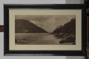 VICTORIAN RAILWAYS: Sealer's Cove, Wilson's Promontory, sepia print, circa 1910, 29 x 59cm from a series of photographs displayed in Victorian Railway carriages. - 2