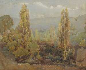 ARTIST UNKNOWN Landscape, watercolour, circa 1940s,